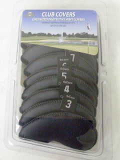 On Course Oversized Protective Iron Covers (Set of 9, 3 PW+SW) NEW  Golf Club Head Covers  Sports & Outdoors