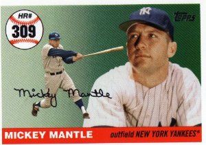 2007 Topps Mickey Mantle Home Run History #Mhr309 Sports Collectibles