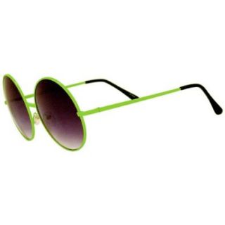 Oversized Round Enameled Sunglasses Jackie O Meets John Lennon Shoes