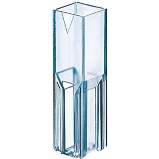 Thomas Methacrylate Cuvette Cell, 1.5mL Volume, 285 to 750nm Spectral Range (Case of 5 Packs, 100 per Pack) Science Lab Spectrophotometer Accessories