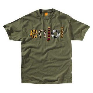Enjoi T Shirt Wild [X Large] Military Green Sports & Outdoors