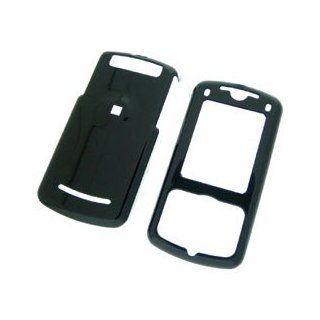 PCMICROSTORE Brand Motorola Z9 Solid Black Snap On Case Cover with Removable Swivel Belt Clip Cell Phones & Accessories