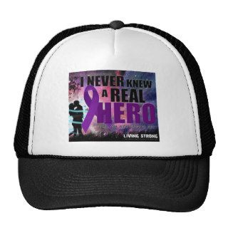 I never knew a Real hero until my wife became one Trucker Hats