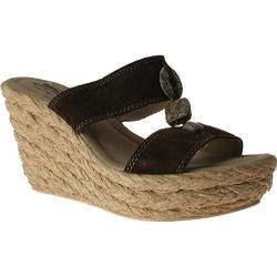 Women's Azura Harvard Brown Leather Azura Wedges