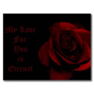 My Love For You Is Eternal Post Card