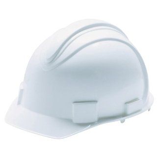 Jackson Safety 20425 Charger High Density Polyethylene Hard Hat with 4 Point Plastic Suspension, White (Pack of 12) Hardhats