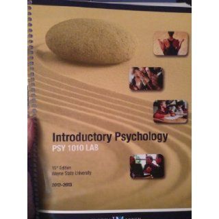 Introductory Psychology Lab Manual (Introductory Psychology Lab Manual; Wayne State University) Bowman, Hayden McNeil 9780738053134 Books