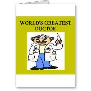 Funny doctor joke greeting cards