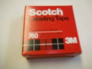 Scotch, Labeling Tape, 760, 3/4" x 288", Red, For Use With 3/4" Labelers,
