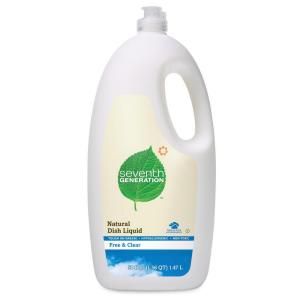 SEVENTH GENERATION 48 oz. Free and Clear Scent Natural Dishwashing Liquid (Case of 6) SEV 22724
