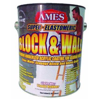 Ames BWRF1 Block & Wall Liquid Rubber Paint 1 Gallon (Pack of 4)   House Paint  