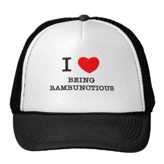 I Love Being Rambunctious Mesh Hats