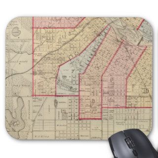 Plan of the City of Minneapolis and Vicinity Mousepads
