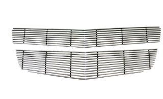 Paramount Restyling 36 0241 4mm Horizontal Bars Overlay Billet Grille, 2 Piece Automotive