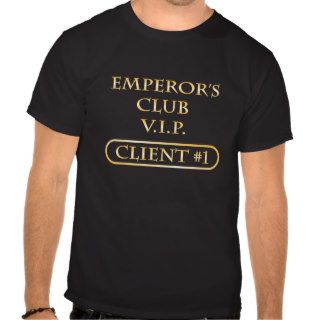Spitzer Emperor's Club Client Tshirts