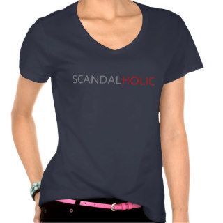 Scandal Holic Womens V Neck T Shirt