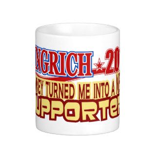 Gingrich President 2012 Turned Into Newt Design Coffee Mug