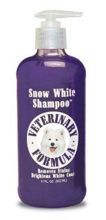 Synergy Veterinary Formula Snow White Shampoo, 17 Ounce  Pet Deodorizing Shampoos 