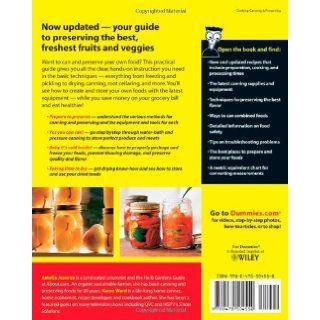Canning and Preserving For Dummies Amelia Jeanroy, Karen Ward 9780470504550 Books
