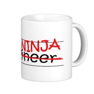 Job Title Ninja   Engineer Coffee Mugs