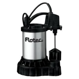 Flotec 1/3 HP Submersible Cast Iron/ Stainless Steel Automatic Sump Pump with Vertical Switch FPSC2250A