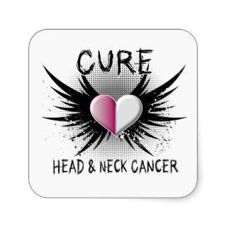 Cure Head and Neck Cancer Square Sticker