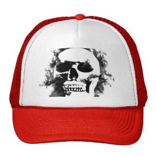 white skull hat