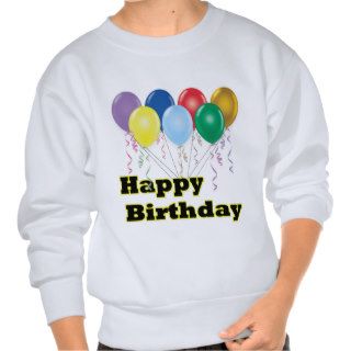 Happy Birthday T Shirt with Balloons