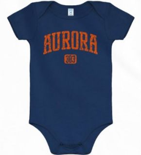 Aurora Colorado 303 Baby Creeper by Smash Vintage Novelty T Shirts Clothing