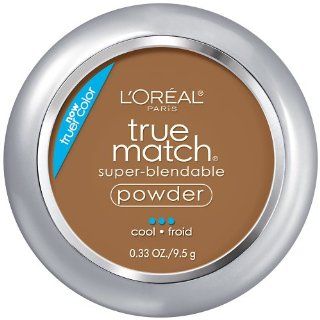 L'Oreal Paris True Match Powder, Nut Brown, 0.33 Ounces  Face Powders  Beauty