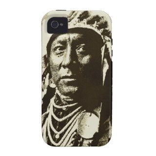 Old White Man Crow Indian Case Mate iPhone 4 Covers