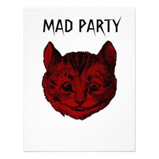 Mad Party Cheshire Cat Birthday Invites