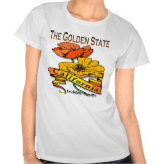 California The Golden State Golden Poppy Shirt