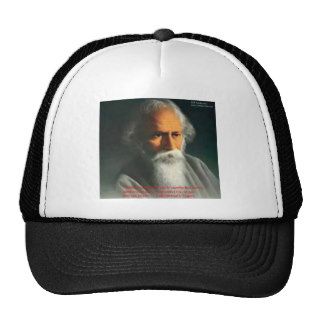 Rabindranath Tagore Love Quote Gifts & Cards Trucker Hats