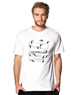 City Fellaz Men's T shirt XLarge White at  Mens Clothing store Fashion T Shirts