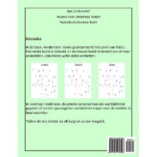 Wat Ontbreekt? Puzzels voor Onderwijs Testen Nederlands Examen Boek (Dutch Edition) M. Schottenbauer 9781492157946 Books