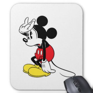 Tired Classic Mickey Mouse Pads