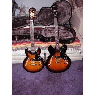 Gibson Custom ES 335 Dot Electric Guitar, Vintage Sunburst, Plain Maple Musical Instruments