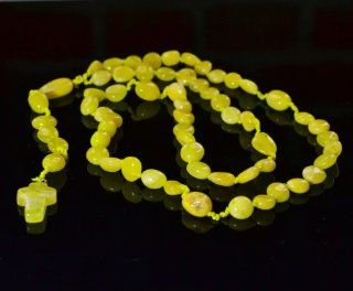 Rosary From Baltic Amber  Hand Made   Genuine   Rosary Beads