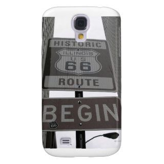 Official Route 66 begin sign Samsung Galaxy S4 Covers