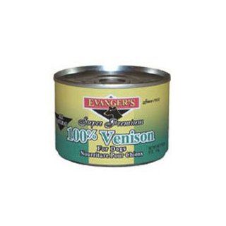 Evanger's Super Premium 100% Venison for Dogs  Canned Wet Pet Food 