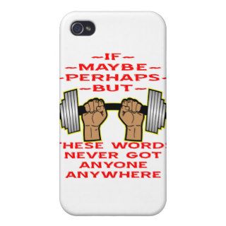 If Maybe Perhaps But Never Got Anyone Anywhere iPhone 4/4S Covers