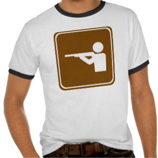 Shooting Range Highway Sign T Shirt