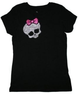 Monster High Black Fashion T shirt for Girls (6/6x) Clothing