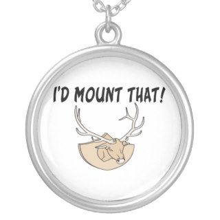I'd Mount That Deer Head Necklace