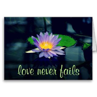The attributes of love 1 Corinthians 134 8 (2) Greeting Cards