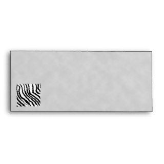 Black and White Zebra Print Pattern. Envelopes