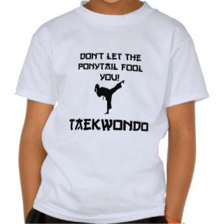 Don't let the ponytail fool you. tee shirts