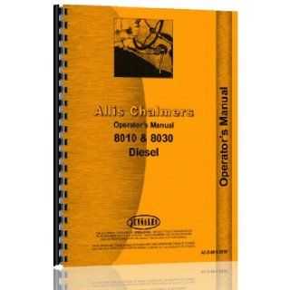 Allis Chalmers 8010 Operator Manual Jensales Ag Products Books