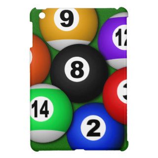 8 Eight Ball Pool Balls Billiards iPad Mini Cases